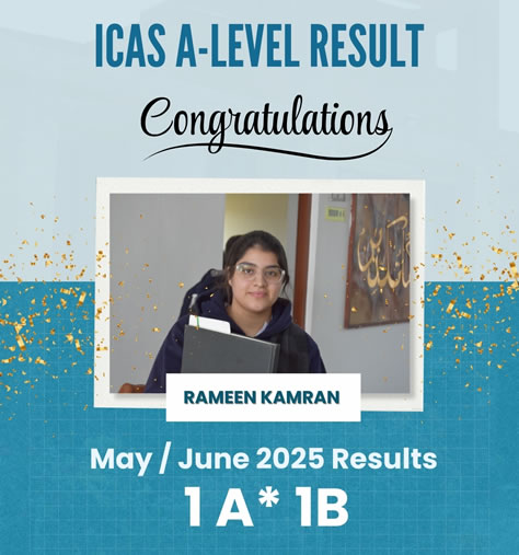 Rameen Kamran - Achievement at ICAS