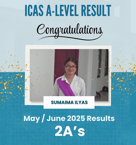 Sumaima Ilyas - Leadership Award at ICAS